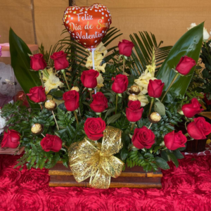 2 Dozen Roses 6pcs Chocolate ( 0014 )