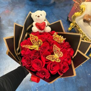 25 Roses + Bear ( BRB25 )