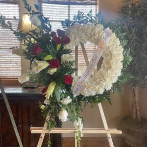 Sympathy Crown white and Red ( FCWRSD )